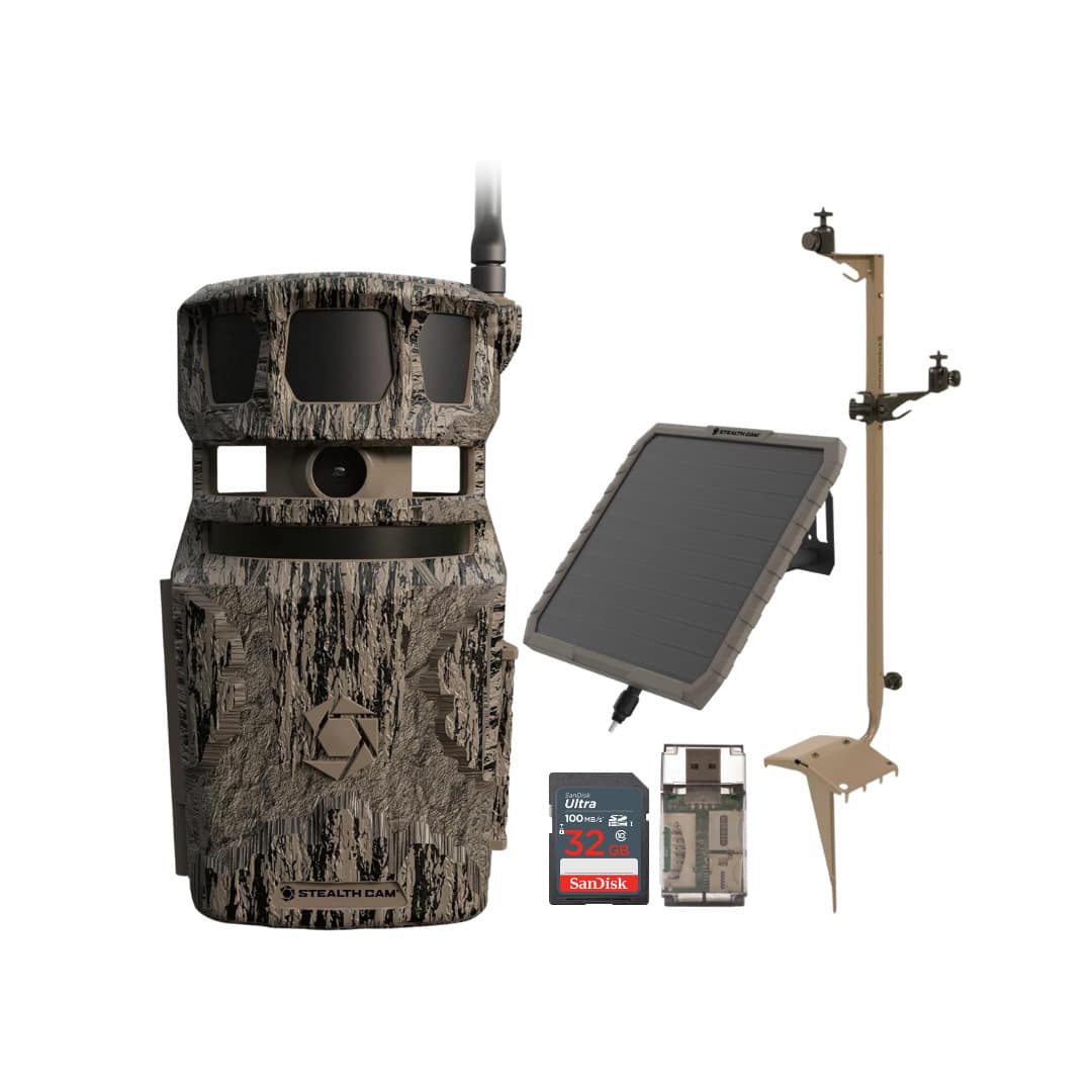 Stealth Cam - Revolver 40MP Pro Cellular Trail Camera with Mount Post Bundle