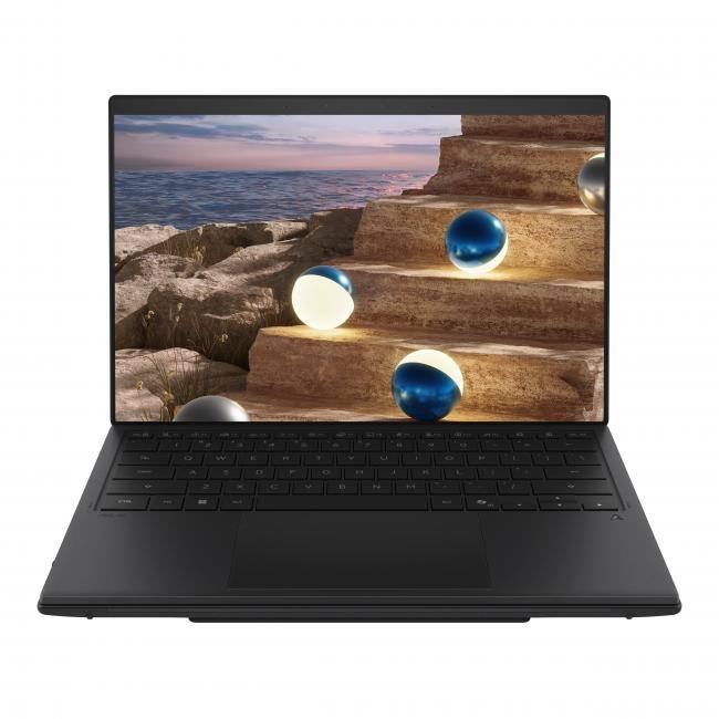 Alt View 3. ASUS - ASUS Zenbook DUO Dual 14" OLED WQXGA+ 144Hz Touchscreen Detachable Copilot+ PC 2-in-1 Notebook Intel Core Ultra 7 355 - Moher Gray.