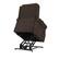 Alt View 15. ProLounger - Lameur Nubuck Power Recline and Lift Chair - Chocolate Brown.