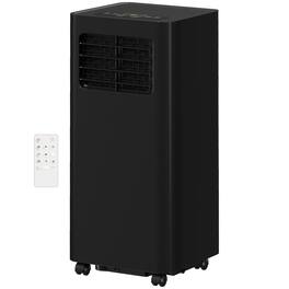 Resenkos - 10000 BTU Mobile Air Conditioner, 441 Sq. Ft., AC Unit with Dehumidifier, Sleep, Window Kit - Black