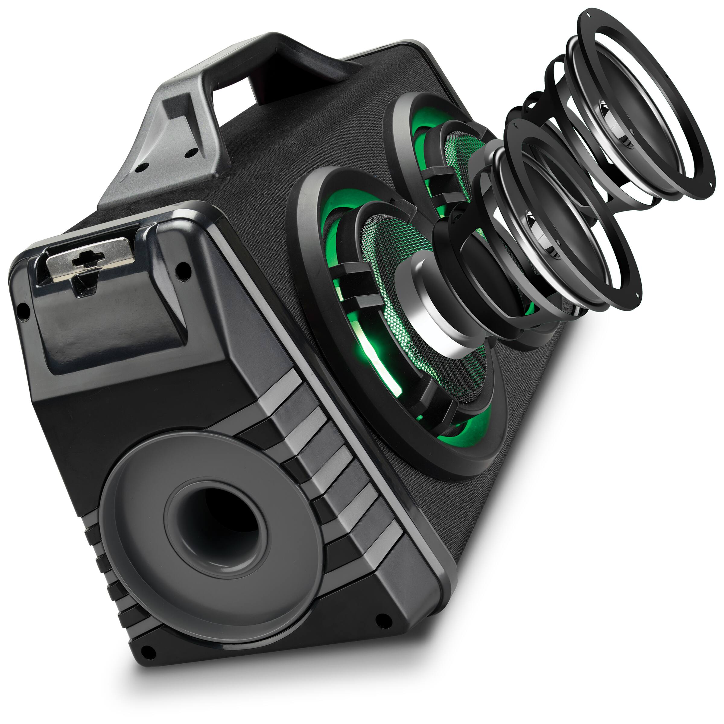 Alt View 3. iLive - iLive Portable Bluetooth Boombox, IBB503B.
