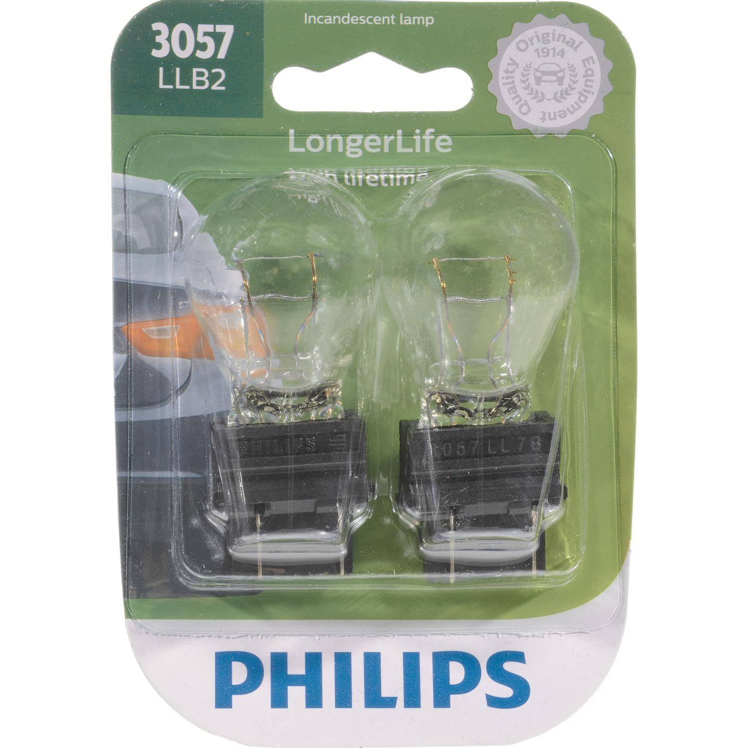 Incandescent lamp  
3057  
LLB2  
Original 1914  
Longer Life  
Lifetime  
PHILIPS