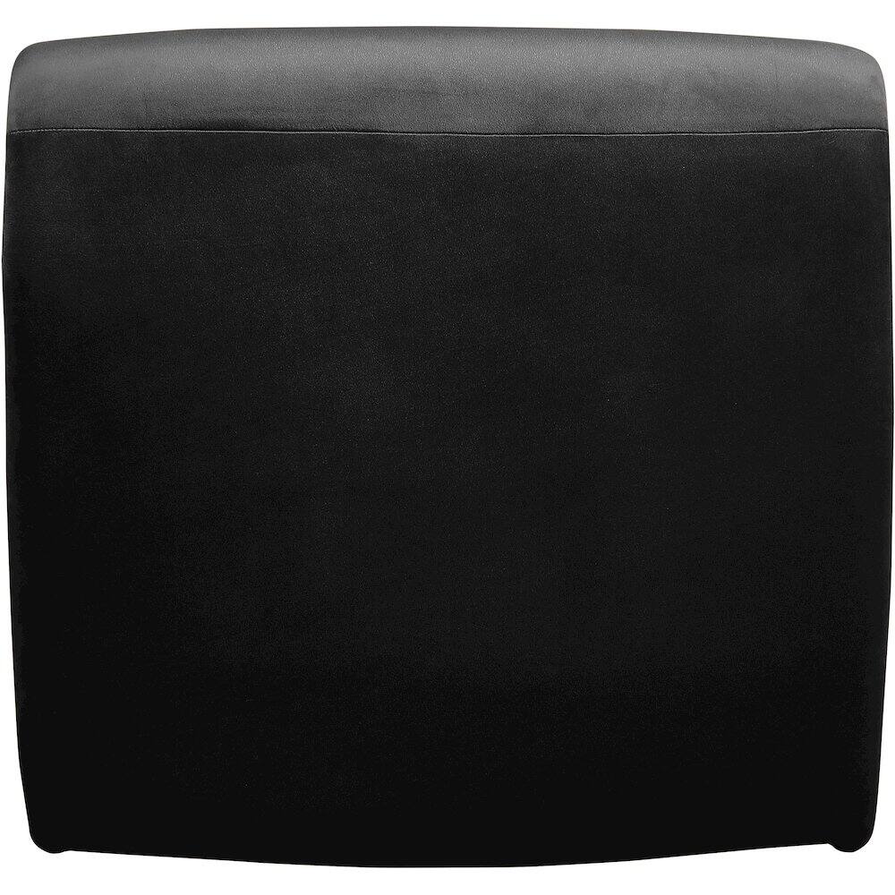 Alt View 4. Meridian Furniture - Nouveau Black Velvet Accent Chair - Black.