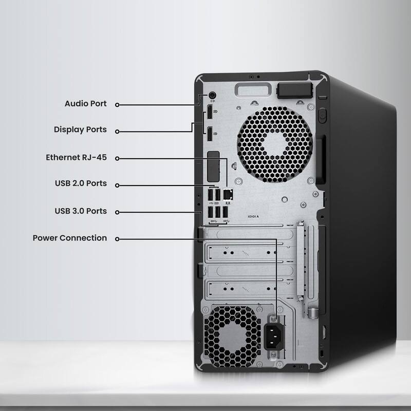 Audio Port  
Display Ports  
Ethernet RJ-45  
USB 2.0 Ports  
USB 3.0 Ports  
Power Connection