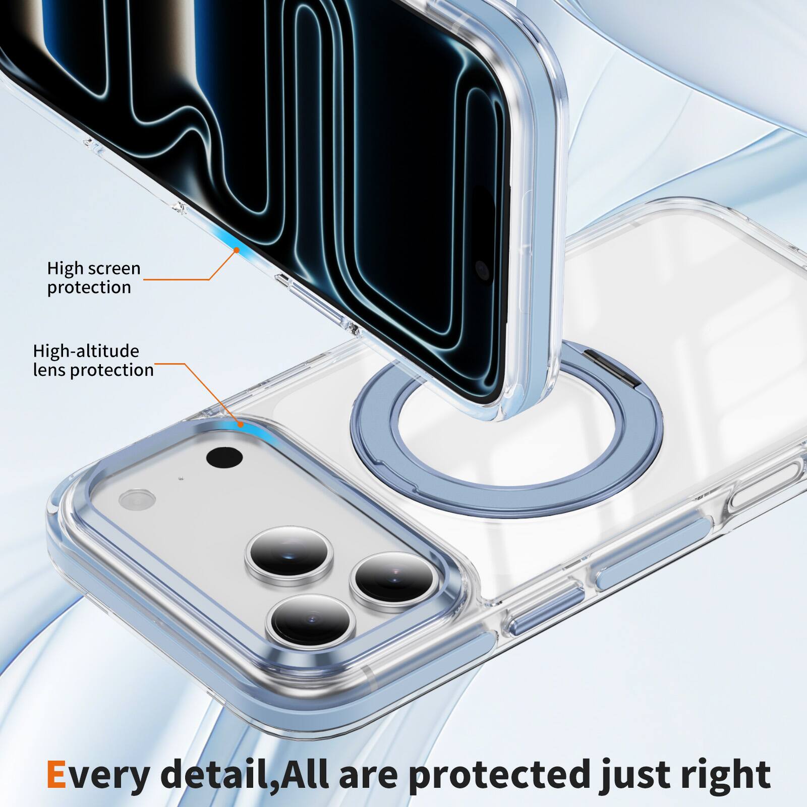 High screen protection  
High-altitude lens protection  

Every detail, All are protected just right