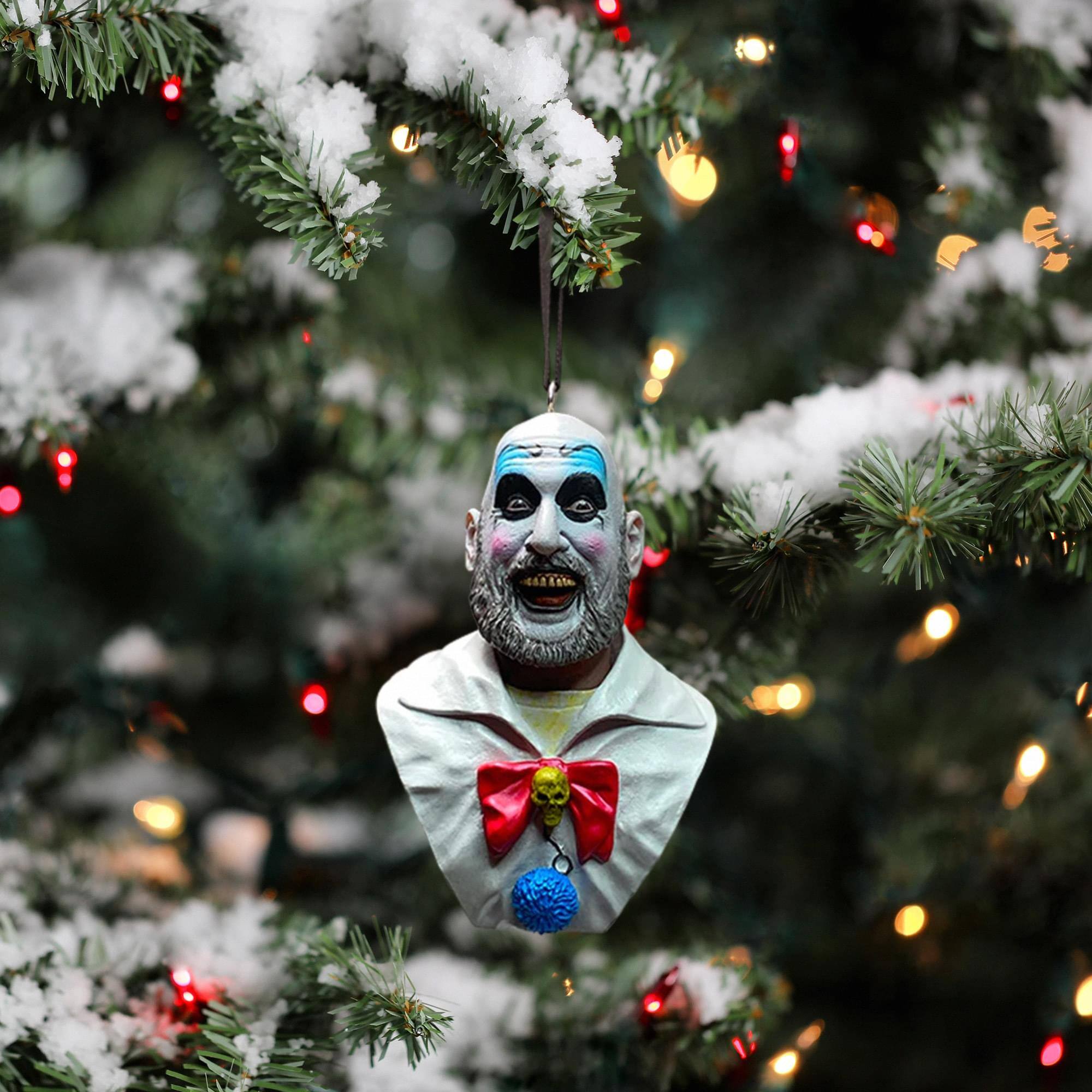 Alt View 1. Trick or Treat Studios - House of 1000 Corpses Holiday Horrors Ornament | Captain Spaulding - Blue.