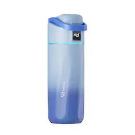 WaterH - Interactive 16oz Smart Water Bottle for Kids – Gamified Hydration Tracker with Parent Monitoring and Drop Protection - Blue