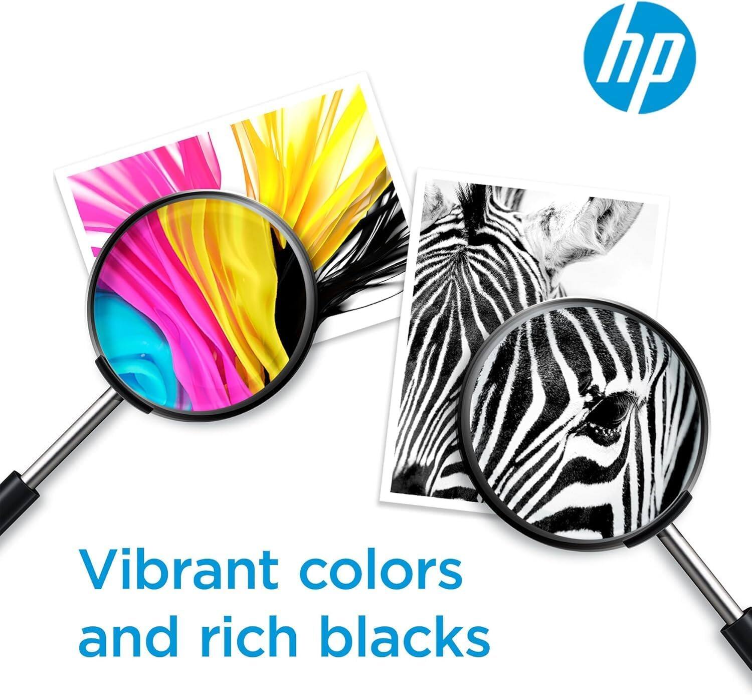 Vibrant colors and rich blacks