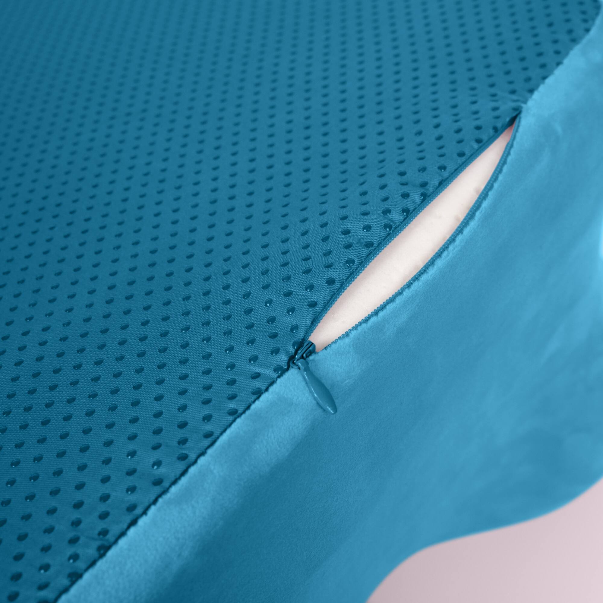 Alt View 4. GOODSILO - Ergonomic Posture Support Pillow for Legs, Lumbar, and Back - Multi-Functional Comfort Cushion - Blue.