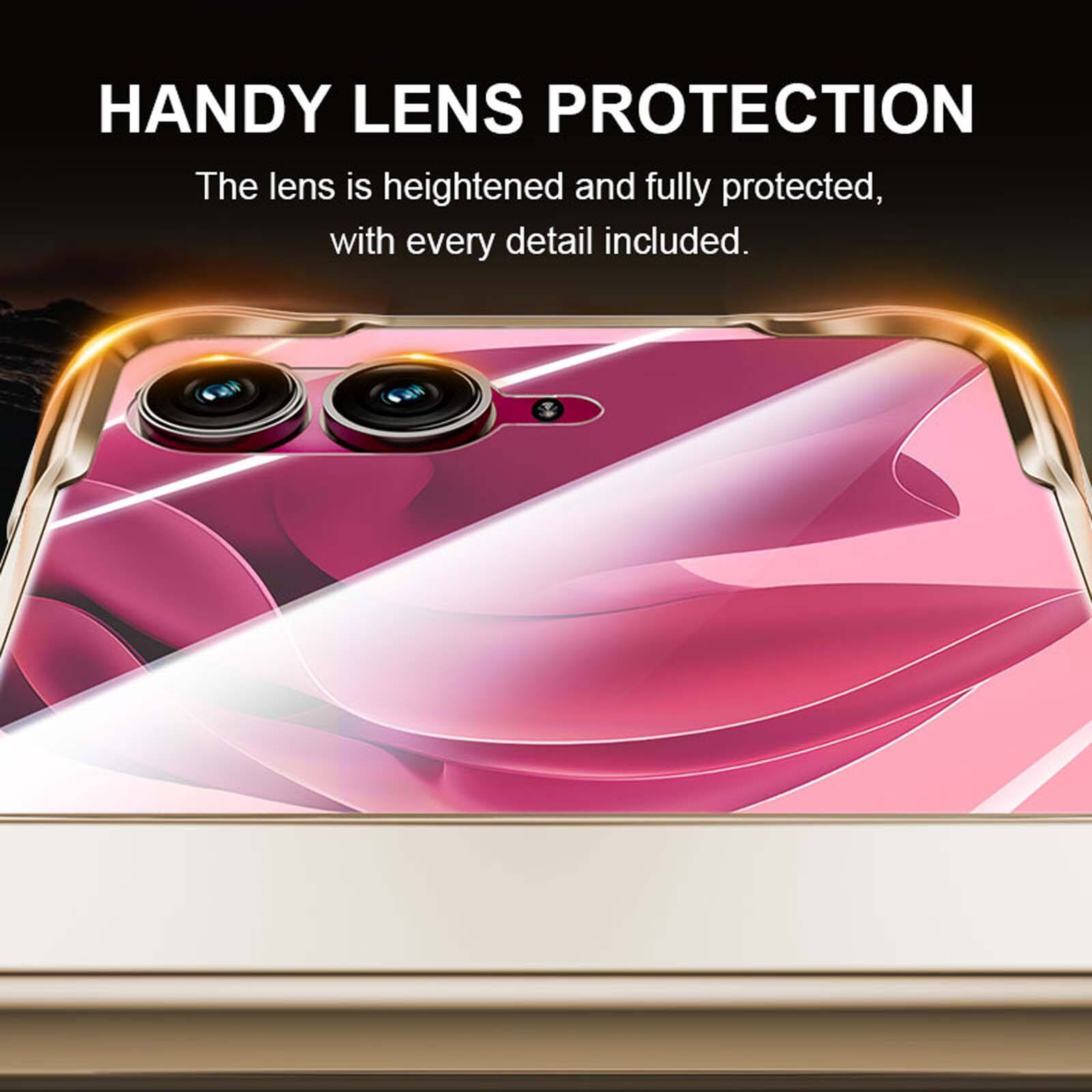 HANDY LENS PROTECTION  
The lens is heightened and fully protected, with every detail included.