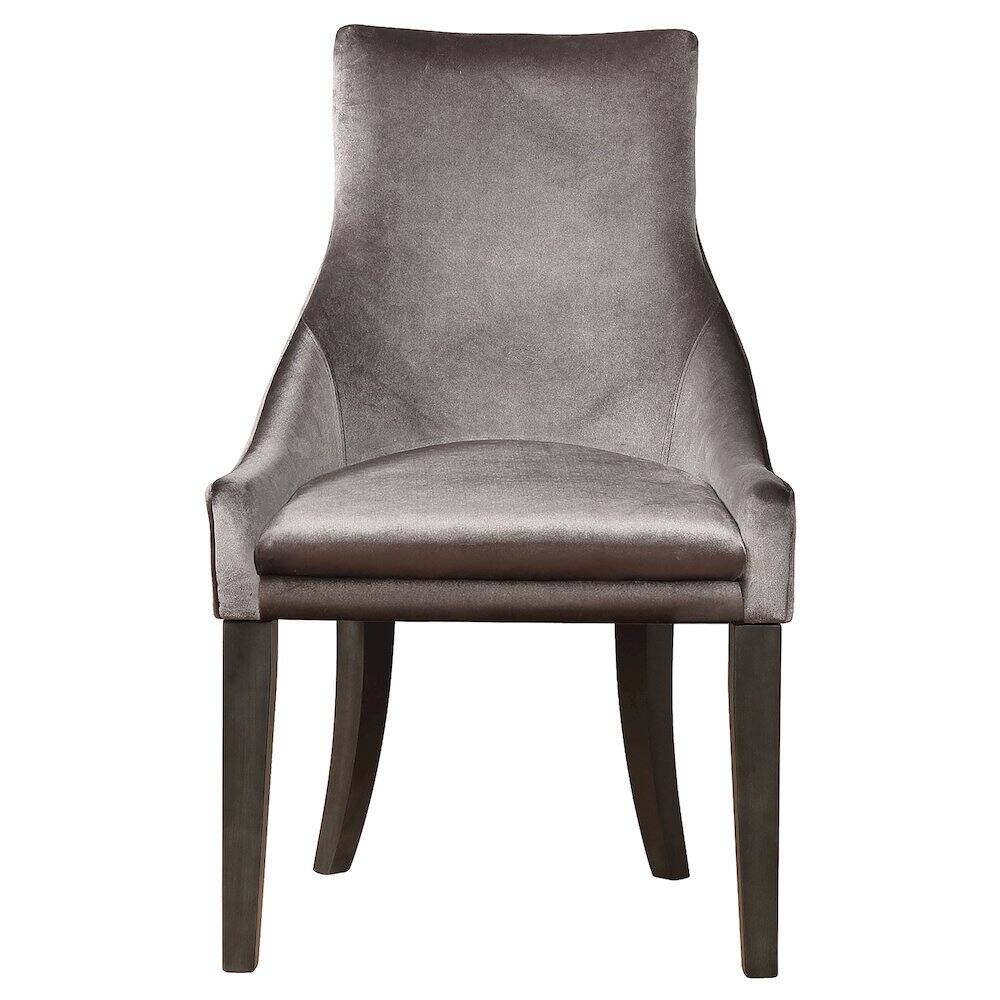 Alt View 3. Coaster Co. of America - Phelps Velvet Upholstered Dining Side Chair Grey (Set of 2) - Grey.