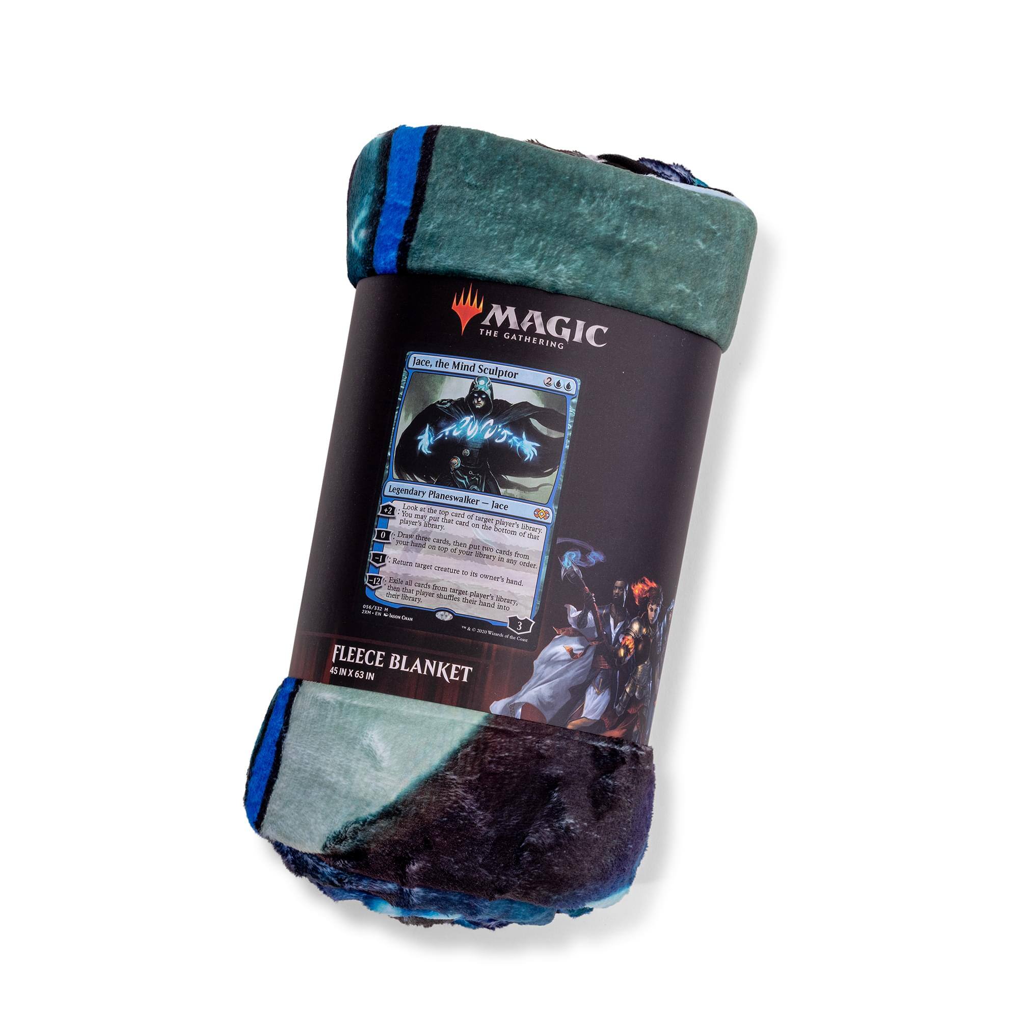 THE MAGIC GATHERING fleece. The Mind Sculptor 244 Legendary Planeswalker 1 Love - lace -u - mand a - thar nanger pilo's pkr a IN du pieper Sorum - Sy a Cu ~ - FE   - -   no T - Pi Meary V A Rabum a - nurgs ns - - - - TH Ur's Taa a an0 - t - 1 - plepet M npelo SaTY - Ad 0% T -  O e FLEECE BLANKET N 43 NN