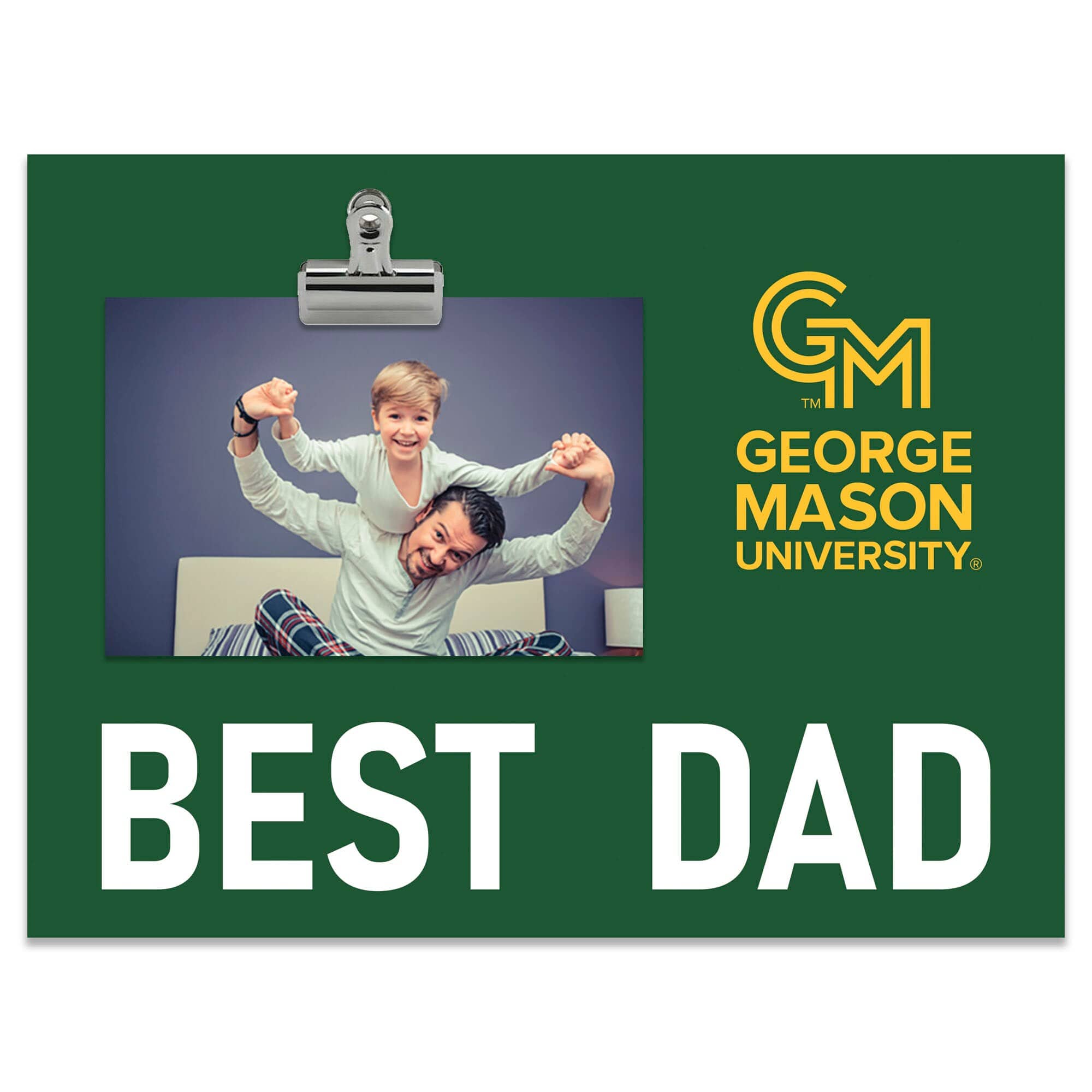 "Fan Creations - George Mason Patriots 8"" x 10.5"" Briteline Best Dad Clip Frame - Multicolor" price history on PriceWatchPro