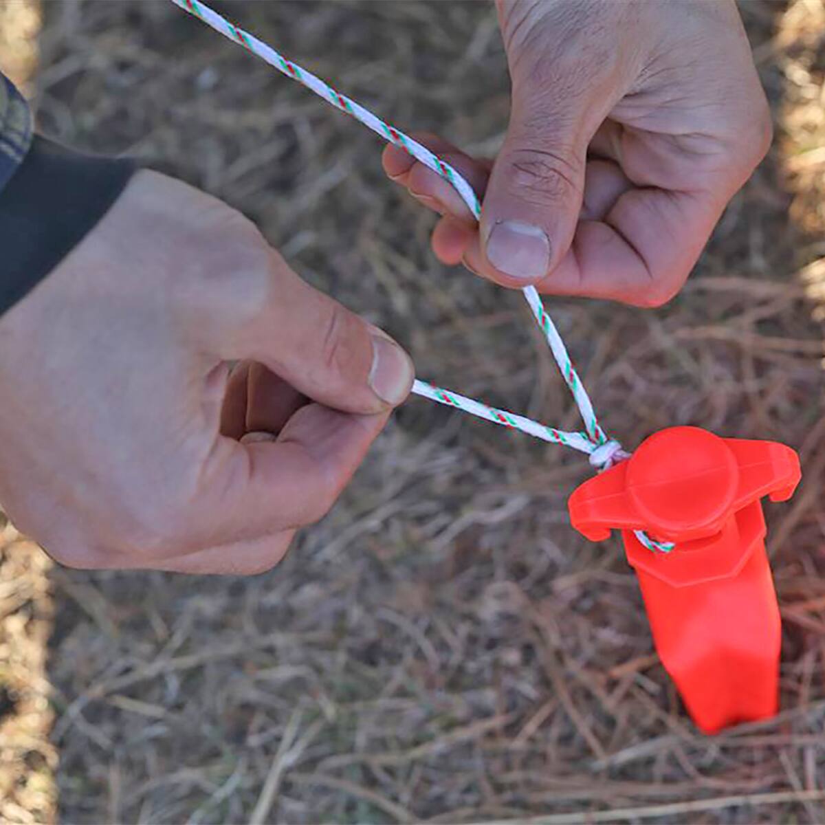 Alt View 3. Coghlan’s - Coghlan's Ground Spike Tent Pegs - Orange - Orange.
