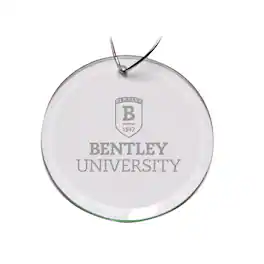 Jardine - Bentley Falcons 3'' Glass Round Ornament - Multicolor