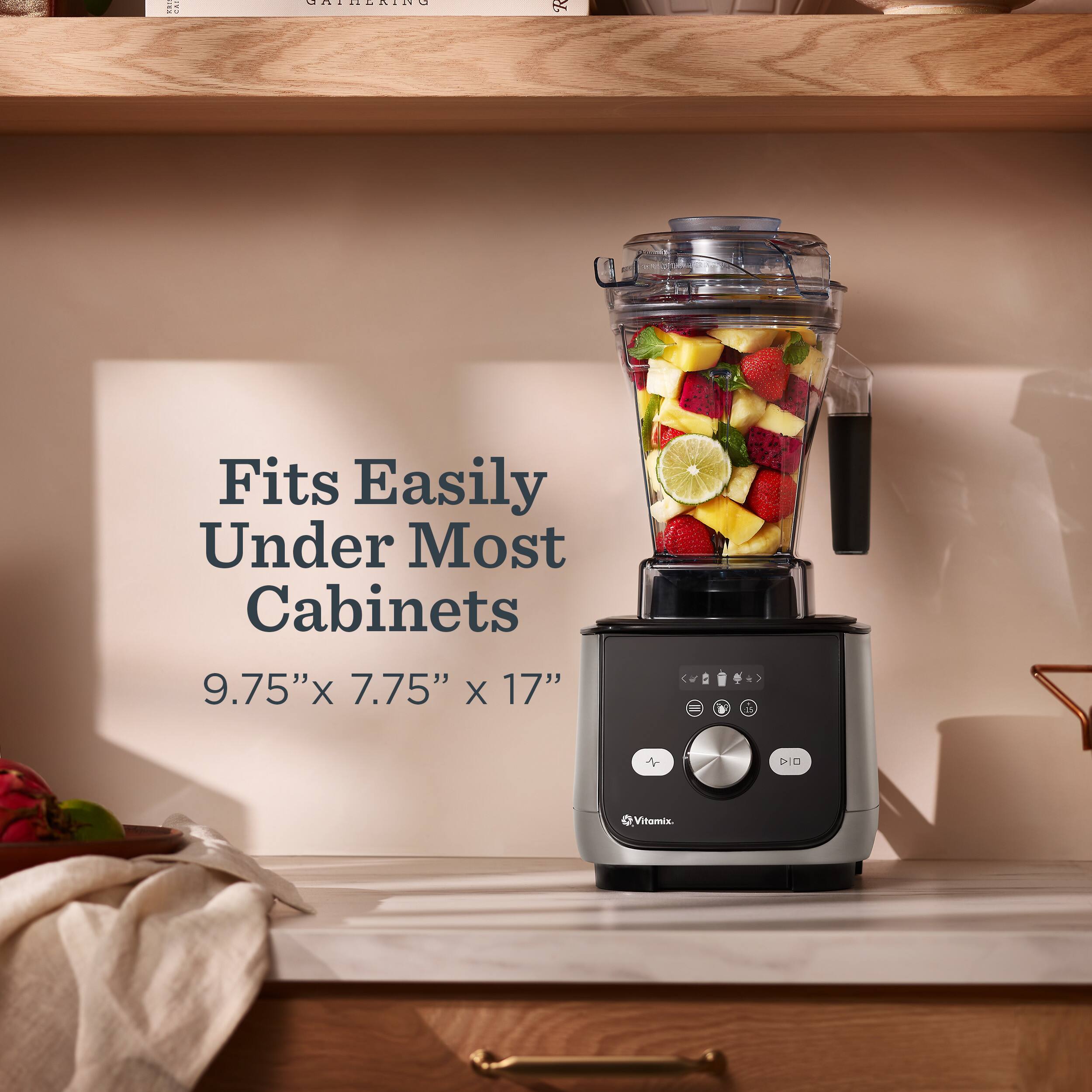Fits Easily Under Most Cabinets  
9.75" x 7.75" x 17"  
Vitamix