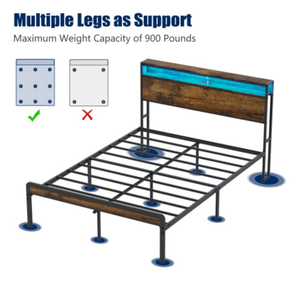 Multiple Legs as Support  
Maximum Weight Capacity of 900 Pounds