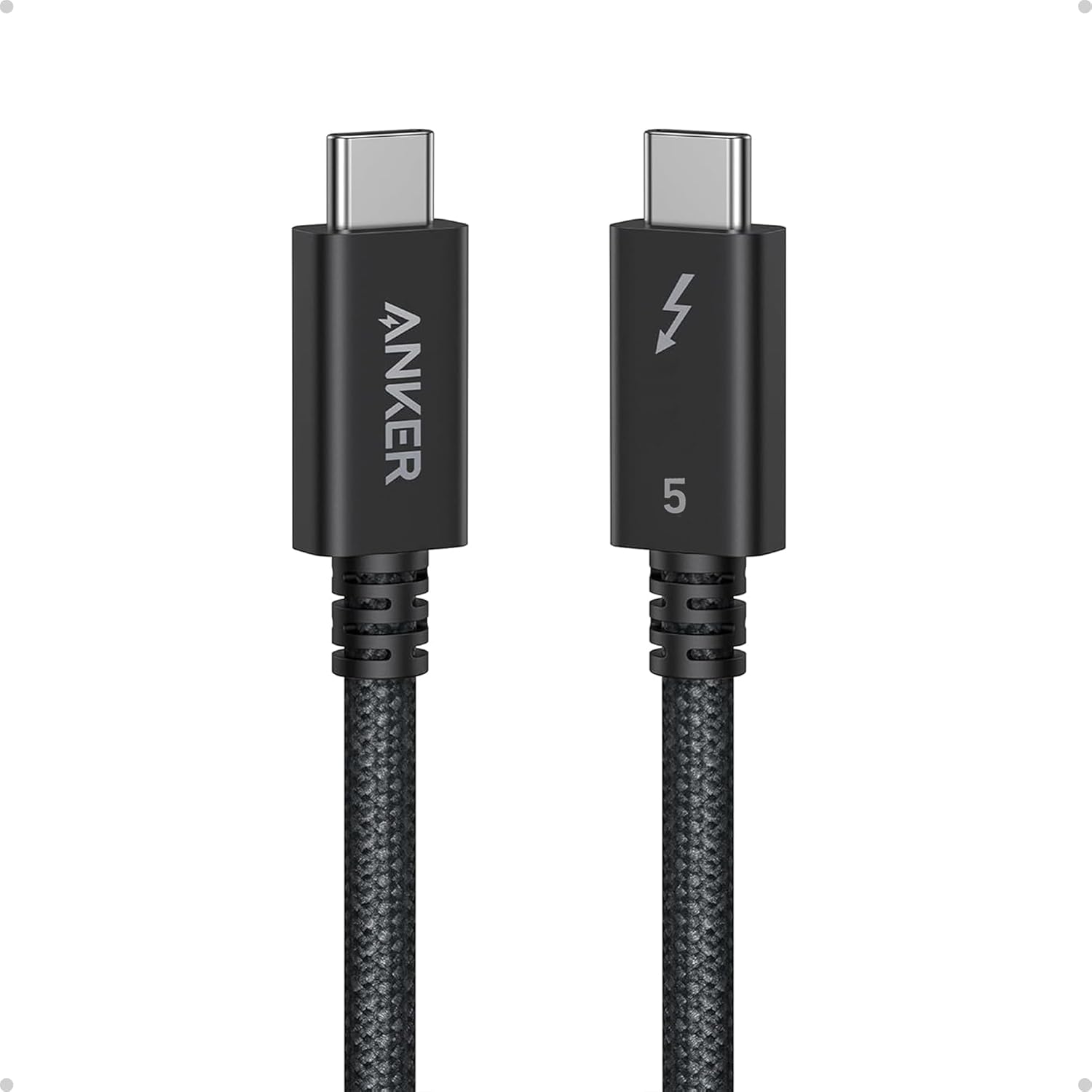 Anker - Prime Thunderbolt 5 Cable - Black