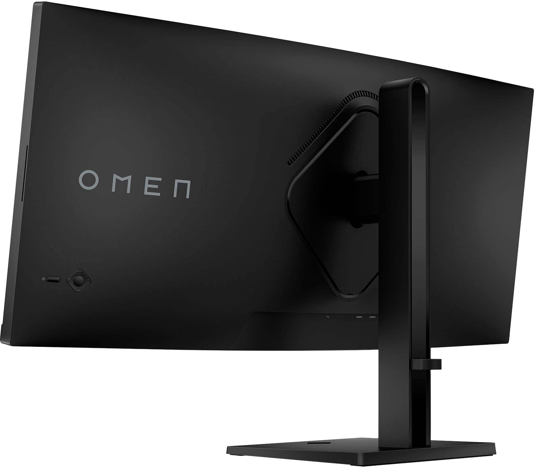 Alt View 15. HP OMEN - 34" VA LED Curved QHD 165Hz FreeSync Gaming Monitor with HDR (DisplayPort, HDMI, Audio Jack) - Black.