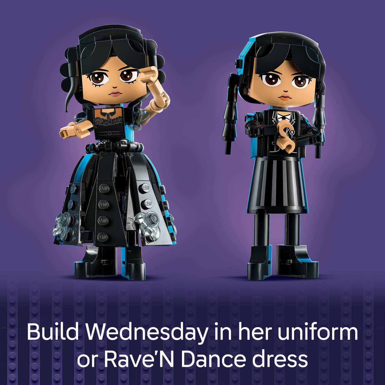 Aod 11 LEGO E LER (168) 16 Build Wednesday in her uniform or Rave'N Dance dress