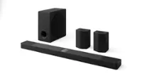 LG - 9.1.5-Channel S95TR Soundbar with Wireless Subwoofer and Rear Speakers, Dolby Atmos and WOW Orchestra - Black - Front_Zoom