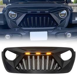 AMERICAN MODIFIED - Goliath Grille for 2018+ Wrangler JL and 2020+ Gladiator JT - Matte Black