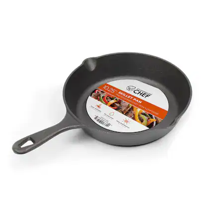 10.25 - SKILLET CHEF PRESEASONED PAN - RON - r - CHFSIO25 - - - 9 - AD/Ar : 300176 2 - mur r6 I rot W - I Distribution I san
