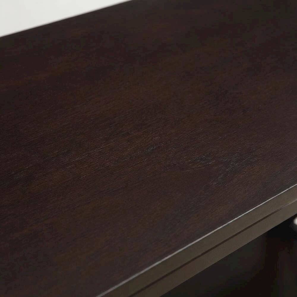 Alt View 3. FurniFact - Wooden 3 Tier Bookcase with Sturdy Construction and Versatile Storage - Espresso.
