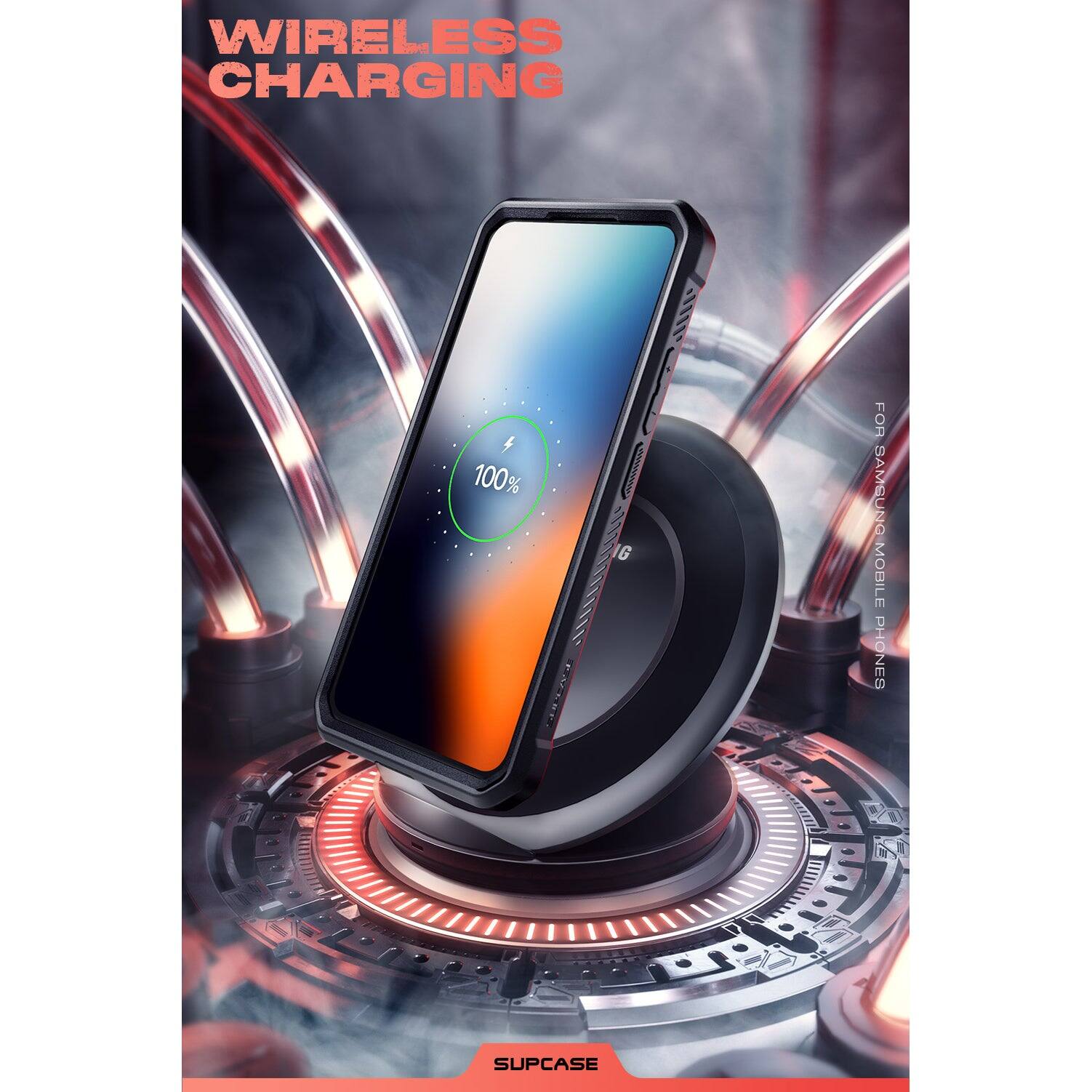 WIRELESS CHARGING

FOR SAMSUNG MOBILE PHONES

SUPCASE