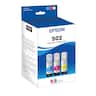 Epson - EcoTank 502 3-Pack Ink Bottles - Cyan/Magenta/Yellow