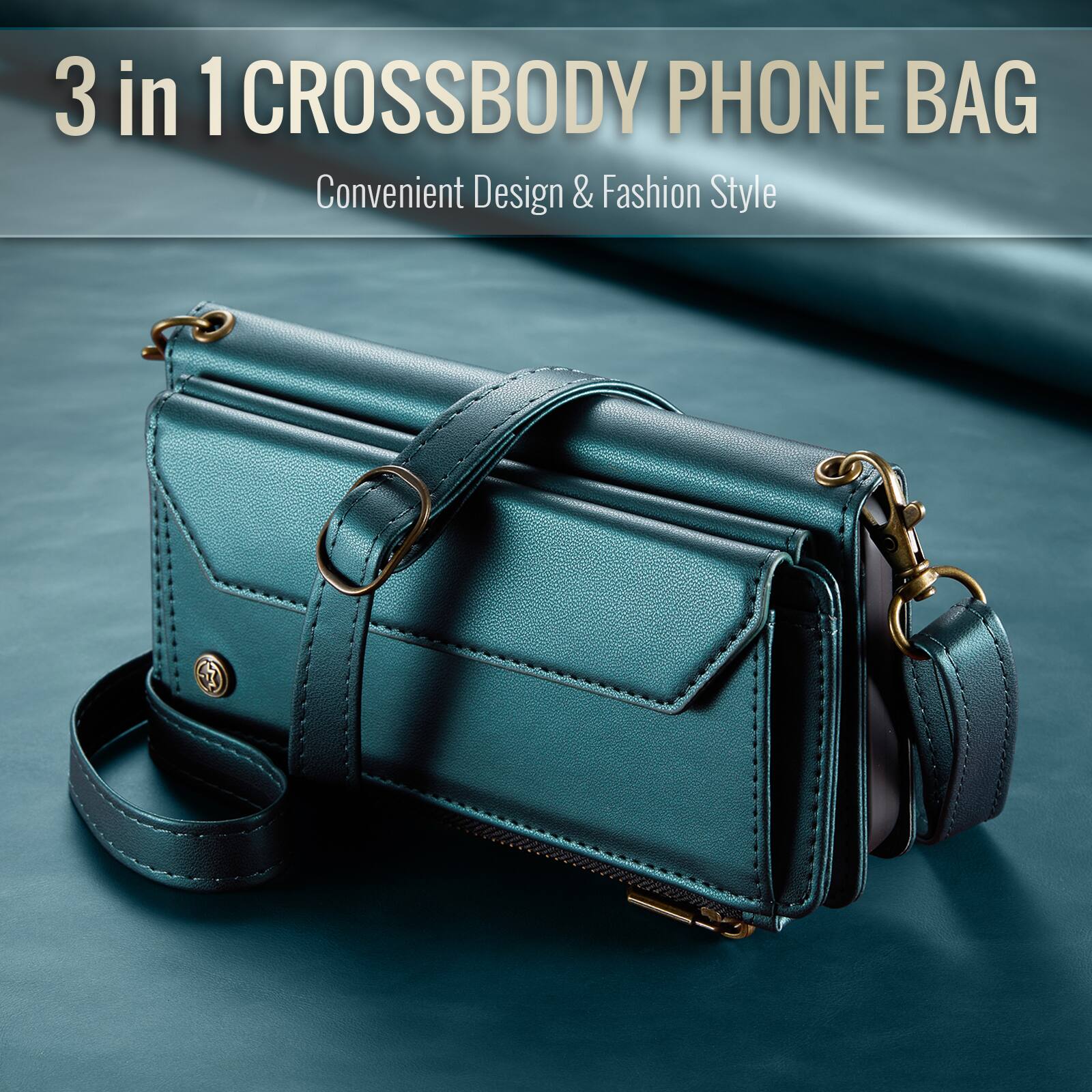 3 in 1 CROSSBODY PHONE BAG  
Convenient Design & Fashion Style