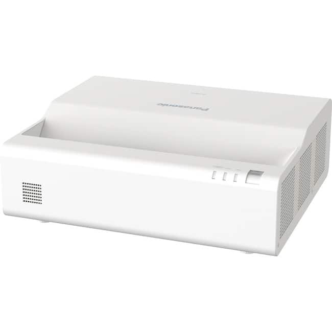 Panasonic - PT-CMZ50 Ultra Short Throw 3LCD Projector - 16:10 - Ceiling Mountable, Wall Mountable - Front, Rear - White