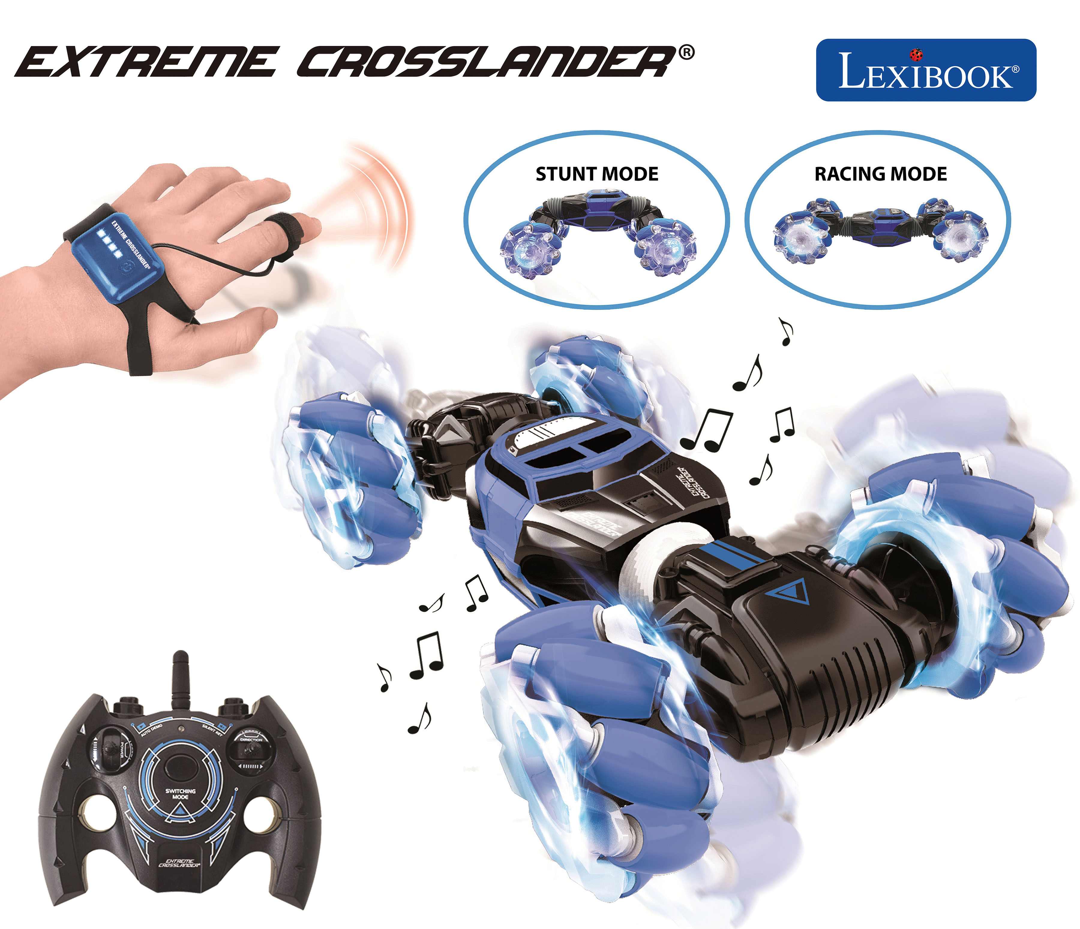 EXTREME CROSSLANDER  
LEXIBOOK  
STUNT MODE  
RACING MODE