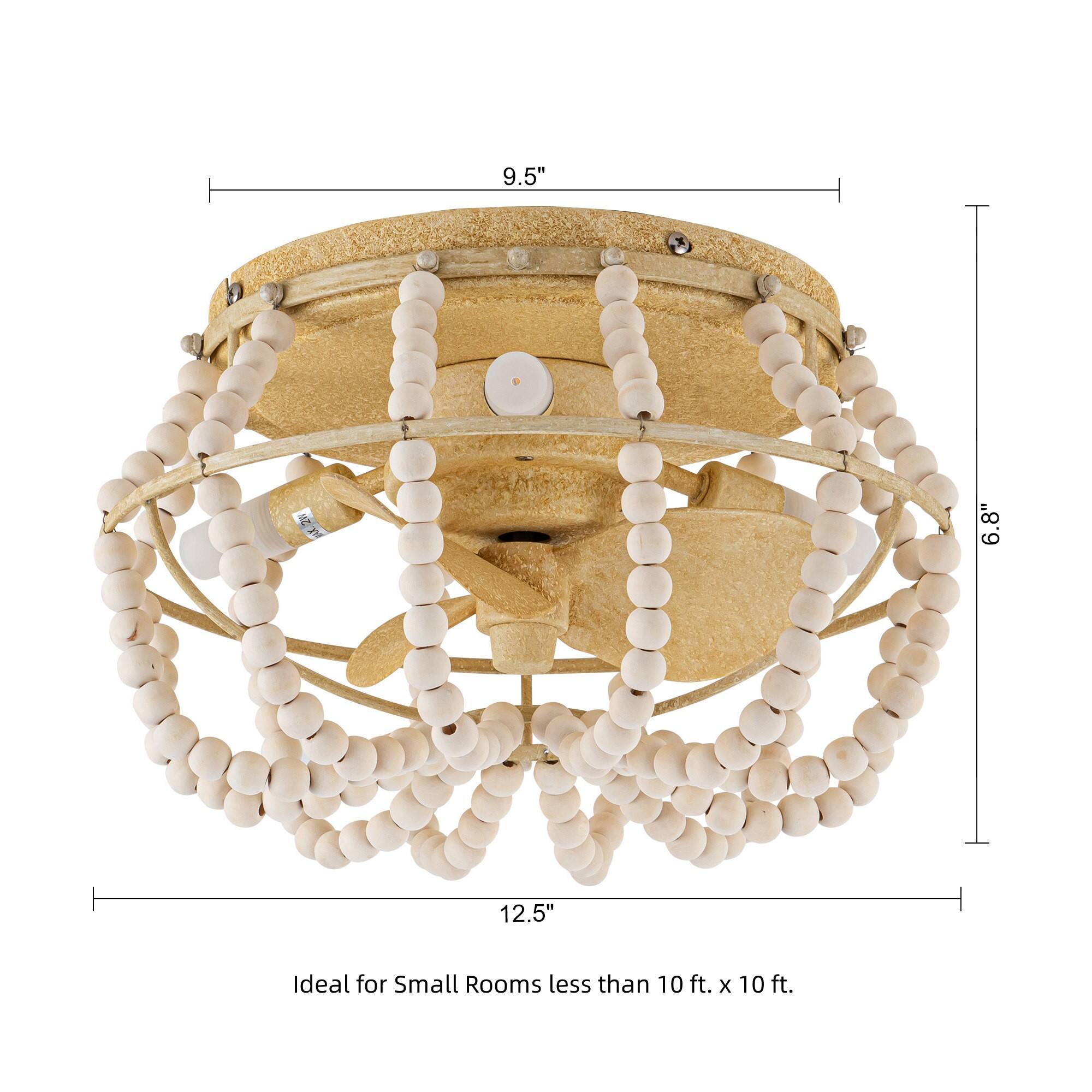 9.5"  
6.8"  
12.5"  
Ideal for Small Rooms less than 10 ft. x 10 ft.