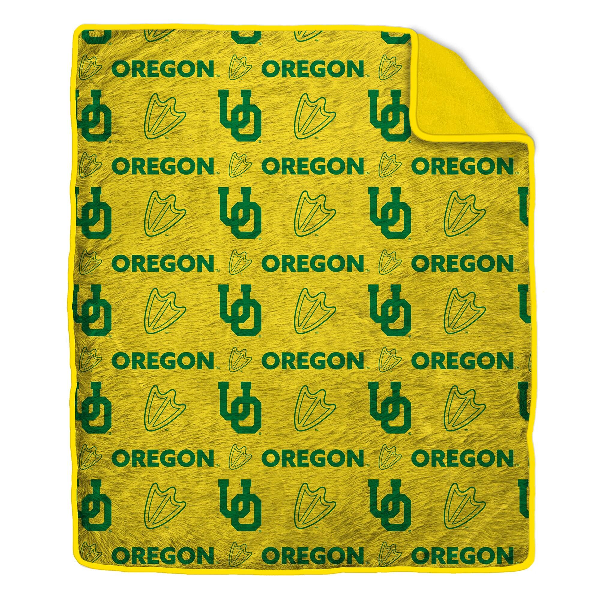 "Pegasus - Oregon Ducks Tonal Wordmark 60"" x 70"" Faux Fur Blanket - Multicolor" price history on PriceWatchPro