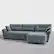 Alt View 10. Homsee - Modern L-Shaped Sectional Sofa Couch 4-Seater Living Room Furniture Comfortable Cushions Durable Wood Frame - Gray.