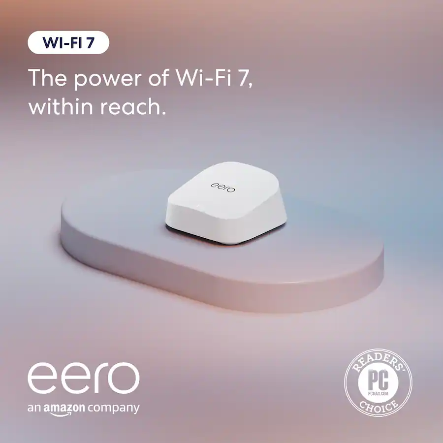 Eerro Router eero 7 Dual band Mesh Wi Fi 7 Router (1 pack) White PA10111 - Best Buy