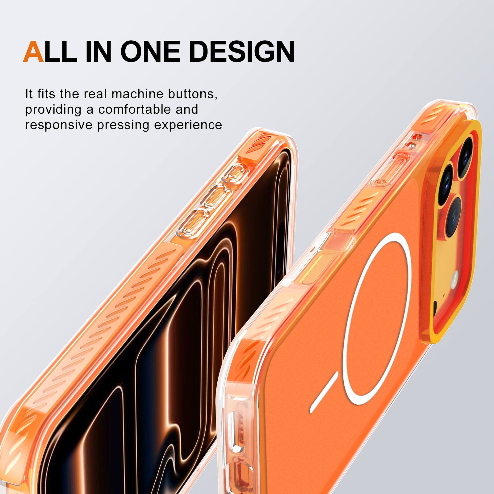 ALL IN ONE DESIGN

It fits the real machine buttons, providing a comfortable and responsive pressing experience