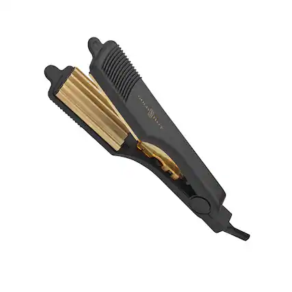 Front. Helen of Troy - Gold N' Hot Professional 2 Inch Crimping Iron - Black.