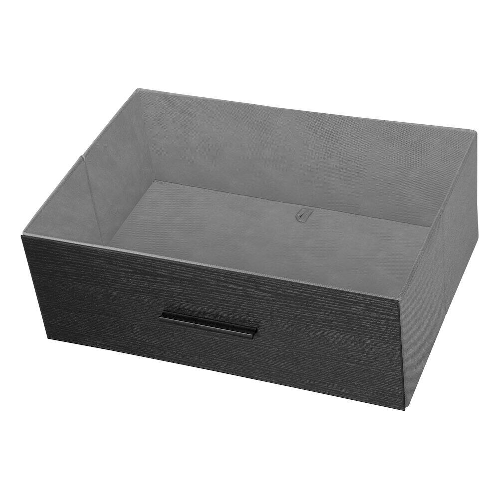 Alt View 5. Techni Home - 6-Drawer Dresser with Large Fabric Drawers, Black - Black.