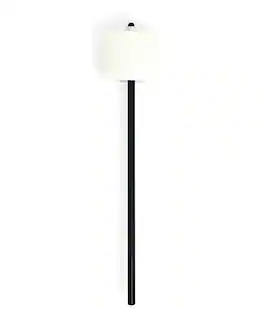 Gibraltar Hardware - 7" Felt Bass Drum Beater, with Black Stem, Medium Impact, Universal Fit for Most Pedals