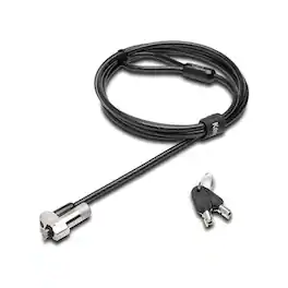 Kensington - NanoSaver Keyed Laptop Lock 10mm Cleat Locking Technology Hidden Pin 5mm Keying System, Carbon Steel Cable 70in K64444WW