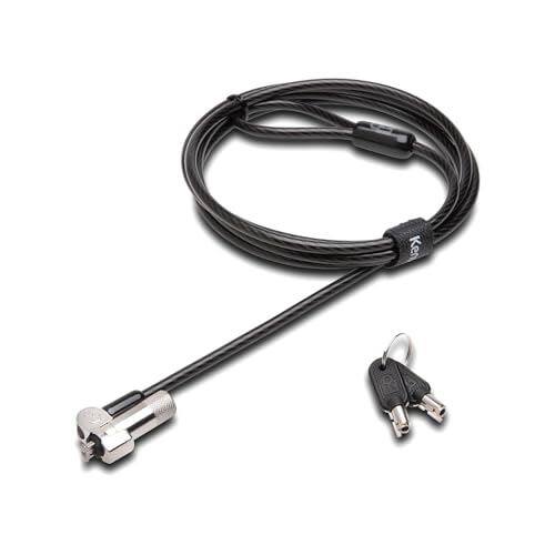 Front. Kensington - NanoSaver Keyed Laptop Lock 10mm Cleat Locking Technology Hidden Pin 5mm Keying System, Carbon Steel Cable 70in K64444WW.