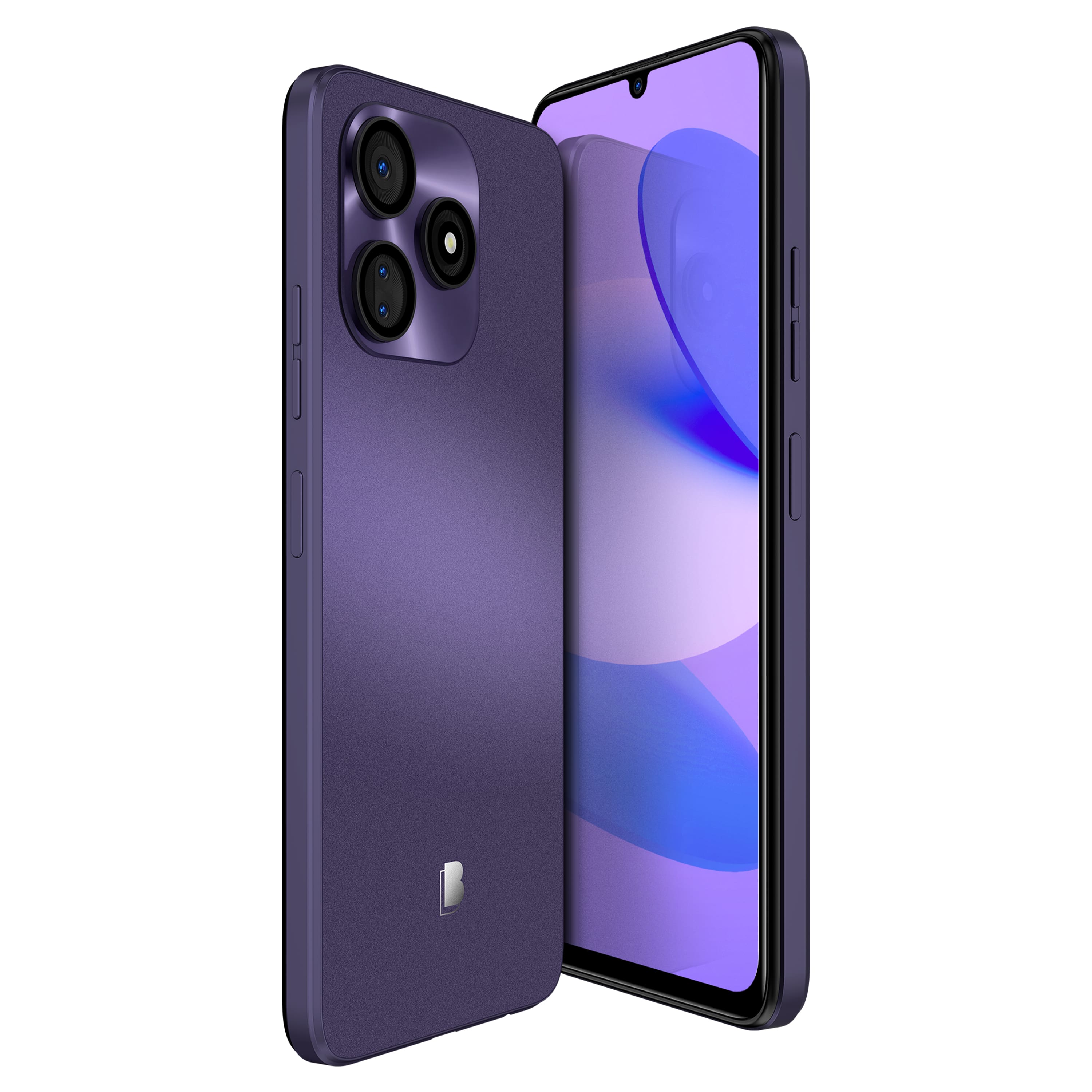 Angle. BLU - G64L 64GB (Unlocked) - Purple.