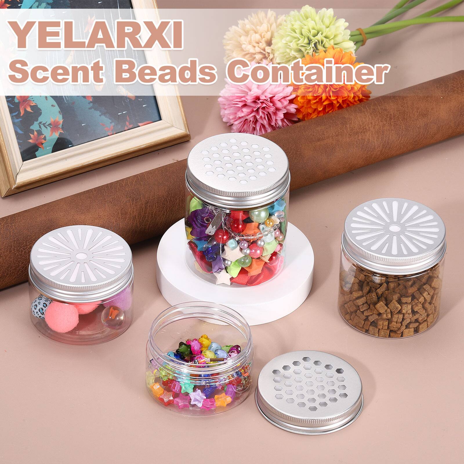 YELARXI Scent Beads Container