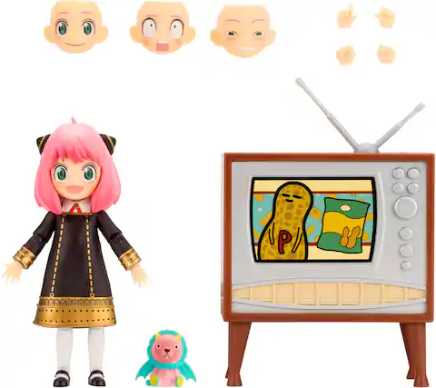 Front. Jazwares - Total Anime Anya Forger - 6.5" Scale Figure.