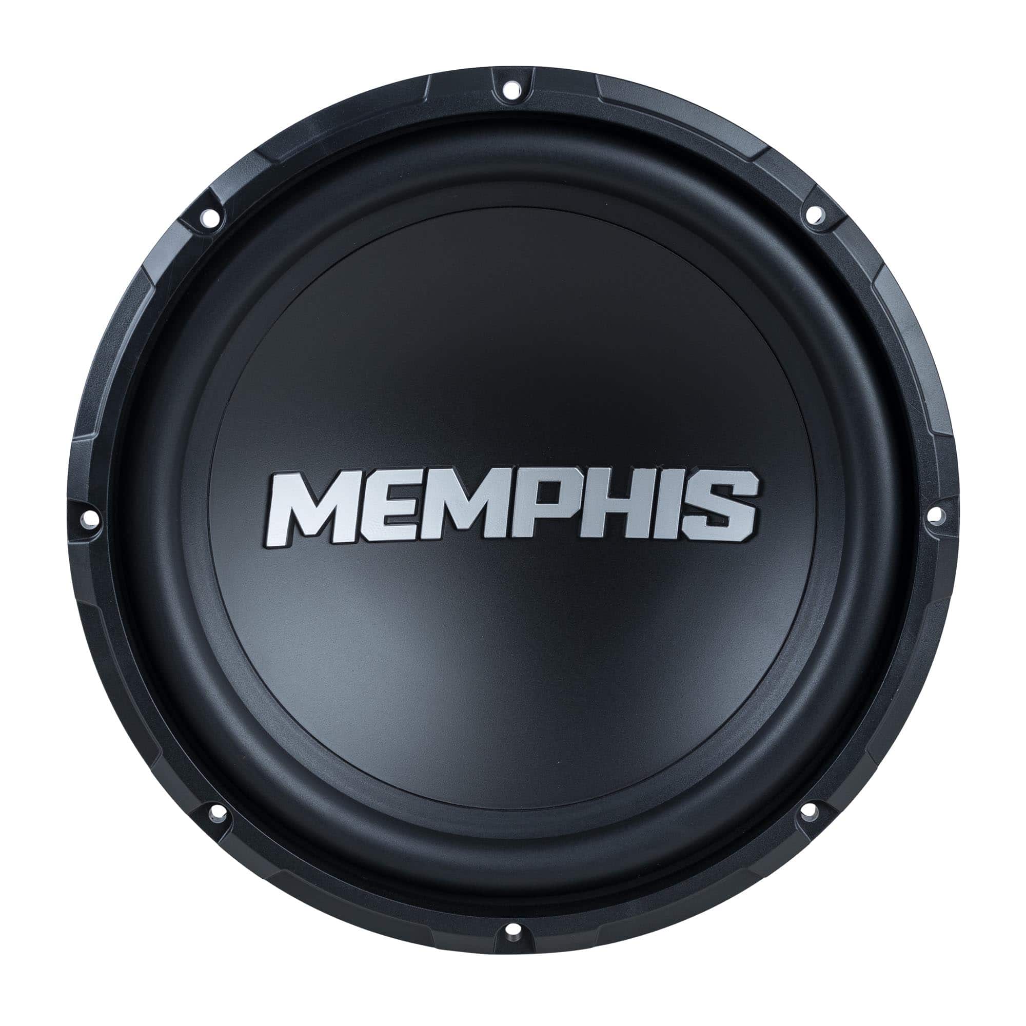 Memphis Car Audio - Memphis Audio SRX1244V 12" Street Reference Dual 4-Ohm Subwoofer - 250 wRMS - Black/Gray