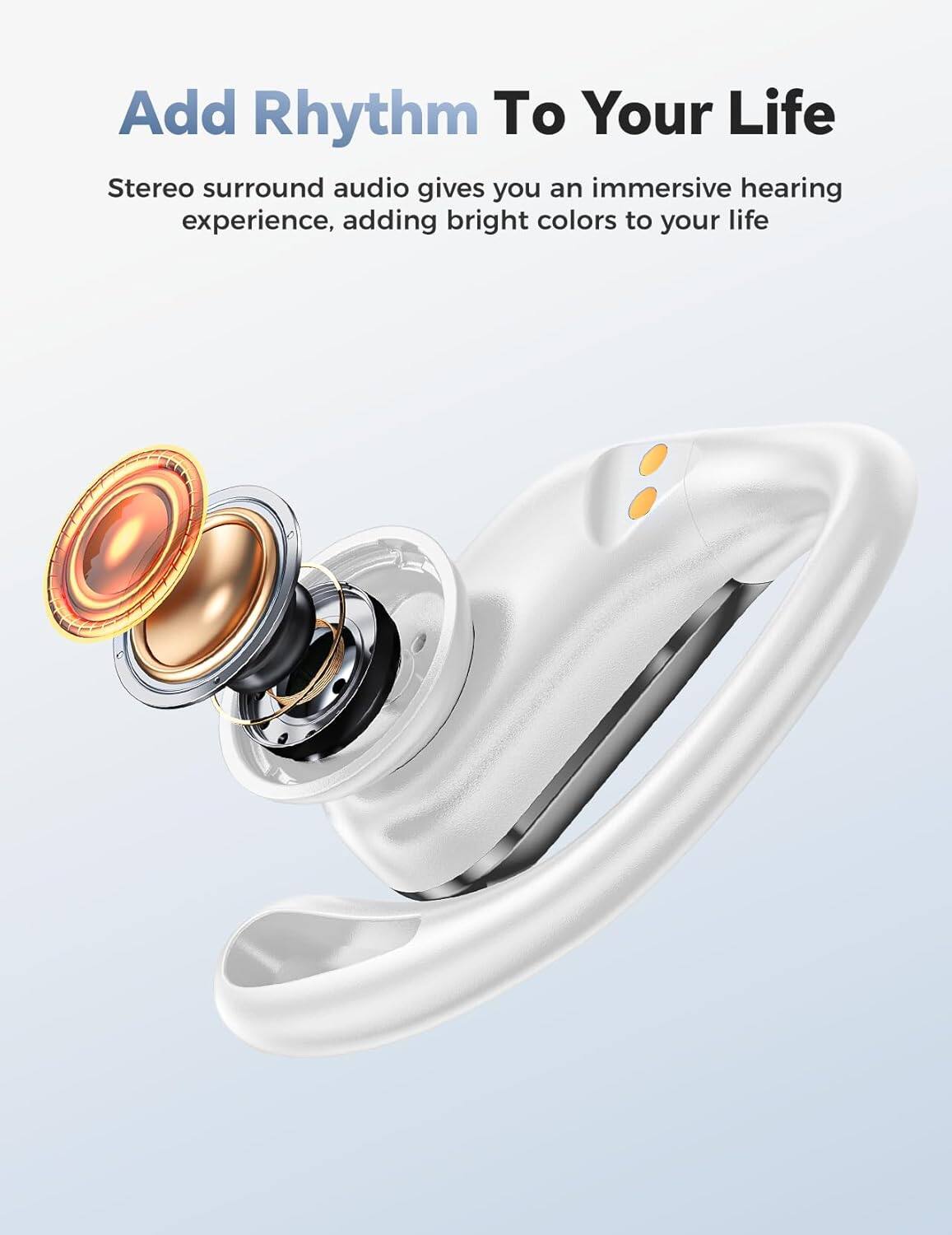 Add Rhythm To Your Life

Stereo surround audio gives you an immersive hearing experience, adding bright colors to your life