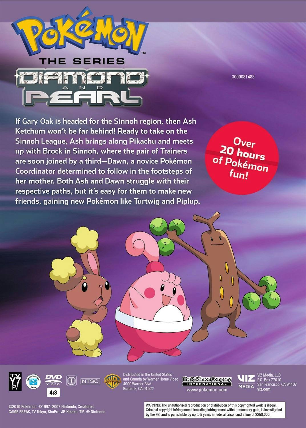 Back. Pokémon: Diamond and Pearl - The Complete Season (Box Set) [DVD].
