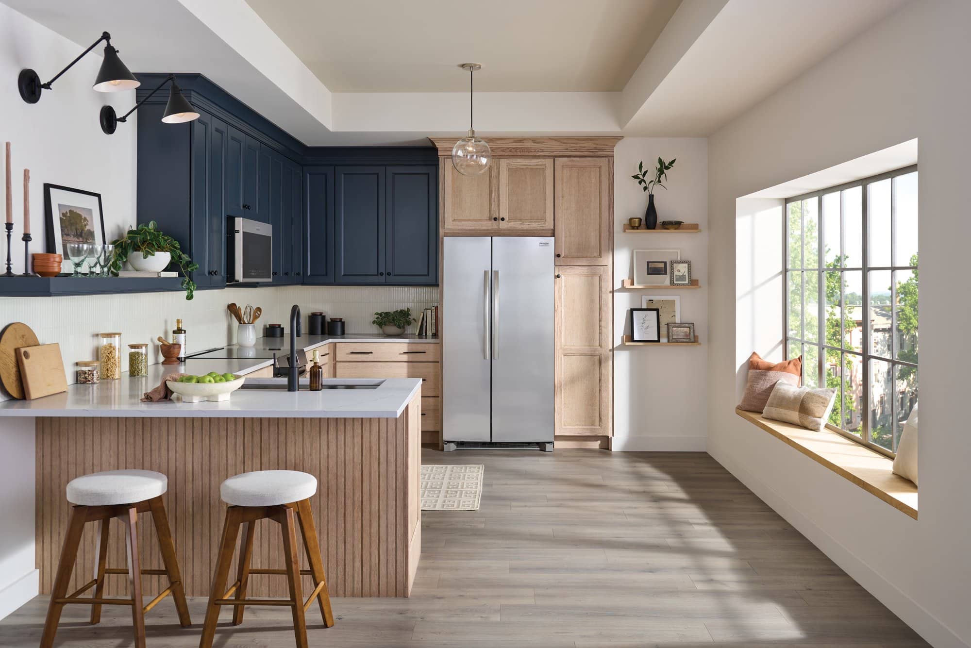 Alt View 16. Frigidaire - Gallery 26.0 Cu. Ft. Standard Depth Side by Side Refrigerator with Door Edge Water Dispenser - Smudge Proof Stainless Steel.